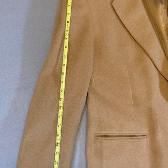 Men’s Camel Hair Sport Coat ?46R Camel Tan Heritage Style Luxury Blazer Classic - Picture 10 of 10